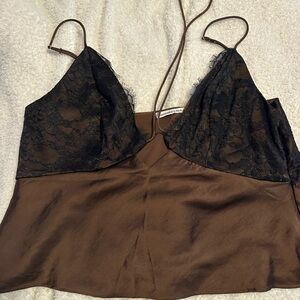 Abercrombie brown skirt/ top set